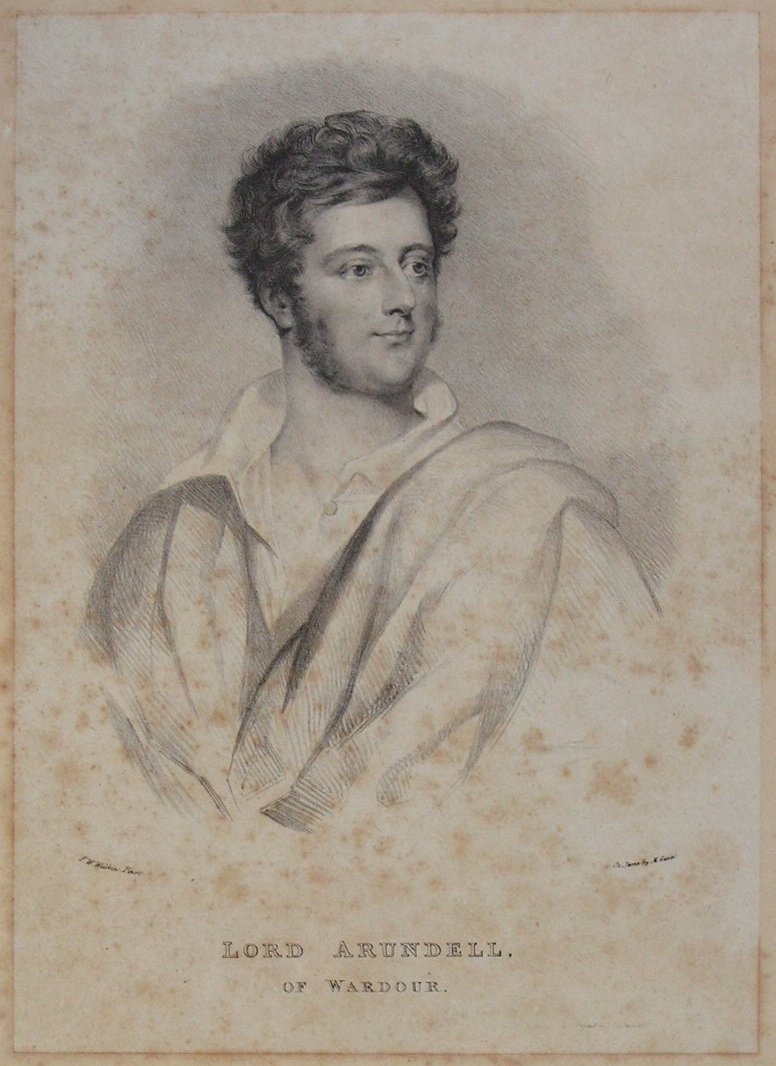 Lithograph - Lord Arundell, of Wardour - Gauci